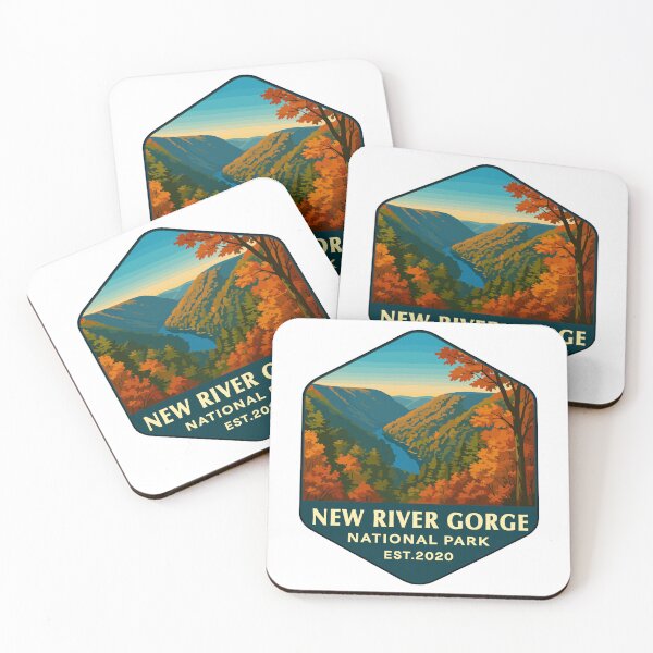 Item preview, New River Gorge National Park Retro Bridge Sticker designed and sold by Ismeal Von.