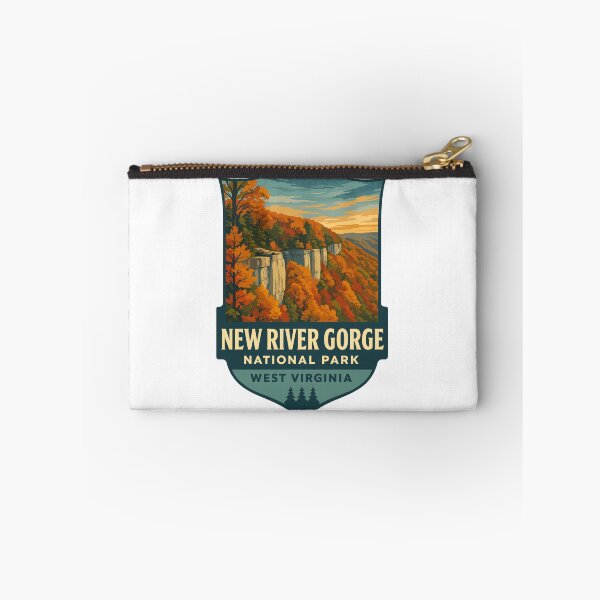 Item preview, New River Gorge National Park Retro Bridge Sticker designed and sold by Ismeal Von.