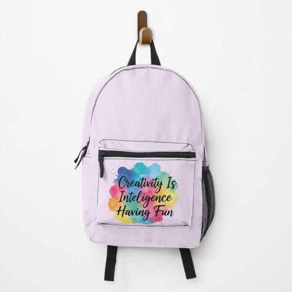 Item preview, Creativity Is Intelligence Having Fun – Artistic Educational Quote designed and sold by Amr Darwish Graphic designer.