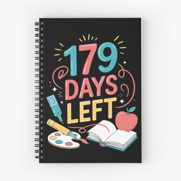 Item preview, 179 Days Left Back To School  designed and sold by HuValverdeArt.