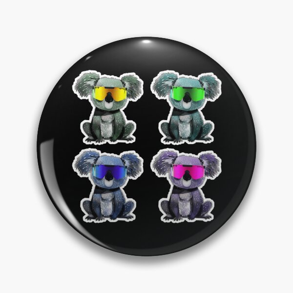 Item preview, Pit Viper Sticker / Decal - Koala Party 4PK designed and sold by sticker-vault.