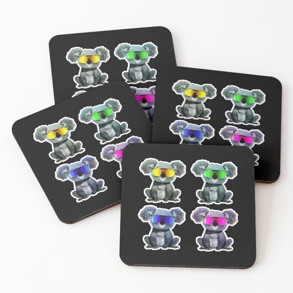 Item preview, Pit Viper Sticker / Decal - Koala Party 4PK designed and sold by sticker-vault.