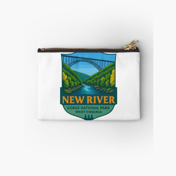 Item preview, New River Gorge National Park Retro Bridge Sticker designed and sold by Ismeal Von.