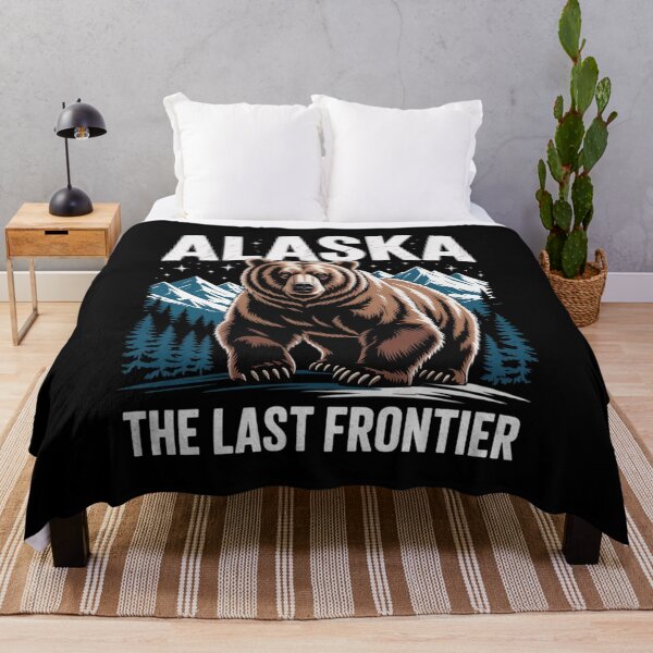 Item preview, Alaska Bear Alaska The Last Frontier Grizzly Bear Vacation  designed and sold by HuValverdeArt.