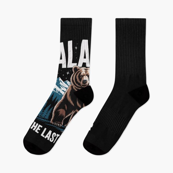 Item preview, Alaska Bear Alaska The Last Frontier Grizzly Bear Vacation  designed and sold by HuValverdeArt.