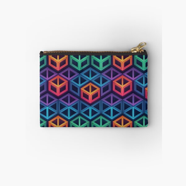Item preview, Colorful Prism 3D Geometric Pattern | Seamless Futuristic Optical Illusion designed and sold by SaicoGN.
