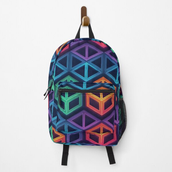 Item preview, Colorful Prism 3D Geometric Pattern | Seamless Futuristic Optical Illusion designed and sold by SaicoGN.