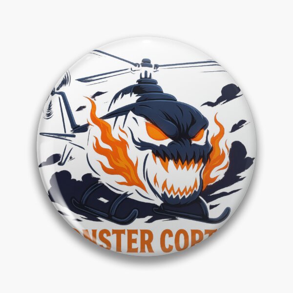 Item preview, Monster Copter – Fiery Anime Helicopter Beast designed and sold by GlowAIDesigns.