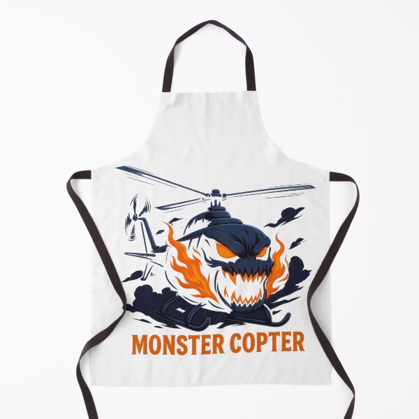 Item preview, Monster Copter – Fiery Anime Helicopter Beast designed and sold by GlowAIDesigns.