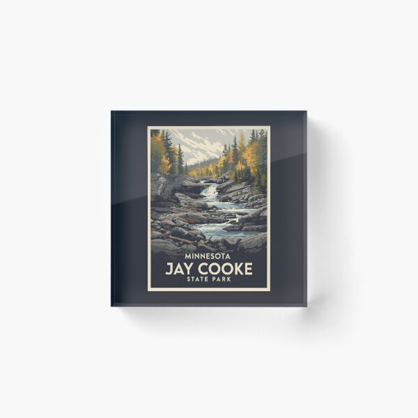Item preview, A Vintage Travel Illustration of Jay Cooke State Park - Minnesota  designed and sold by GoodOldVintage.