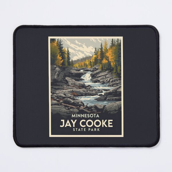 Item preview, A Vintage Travel Illustration of Jay Cooke State Park - Minnesota  designed and sold by GoodOldVintage.