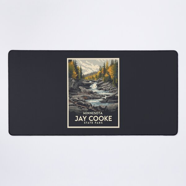 Item preview, A Vintage Travel Illustration of Jay Cooke State Park - Minnesota  designed and sold by GoodOldVintage.