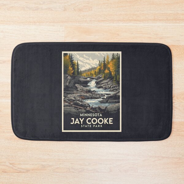 Item preview, A Vintage Travel Illustration of Jay Cooke State Park - Minnesota  designed and sold by GoodOldVintage.