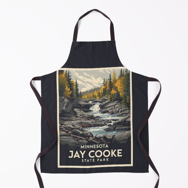 Item preview, A Vintage Travel Illustration of Jay Cooke State Park - Minnesota  designed and sold by GoodOldVintage.