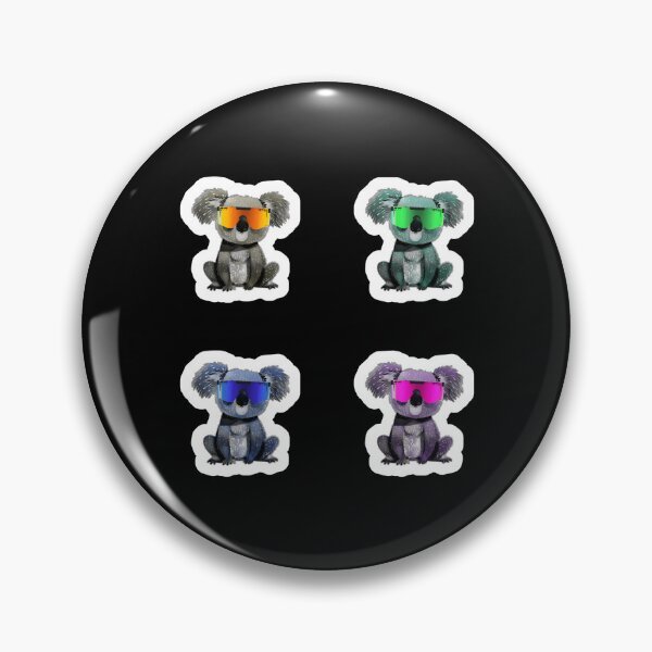Item preview, Pit Viper Sticker / Decal - Koala Party 4PK designed and sold by sticker-vault.