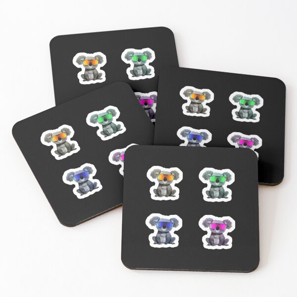 Item preview, Pit Viper Sticker / Decal - Koala Party 4PK designed and sold by sticker-vault.