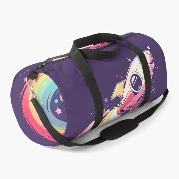Item preview, Rainbow Rocket – Cute Futuristic Rocket with Colorful Energy Trail | Minimal Vector Tee Design designed and sold by Windy-market.
