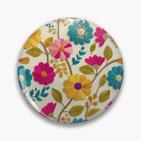 Item preview, Minimalistic Delicate Embroidered Flower For Fall Celebration designed and sold by RoyalStarsPatts.
