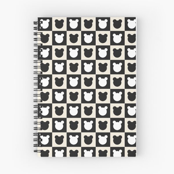 Item preview, : Black and White Bear Checkerboard designed and sold by applecs.