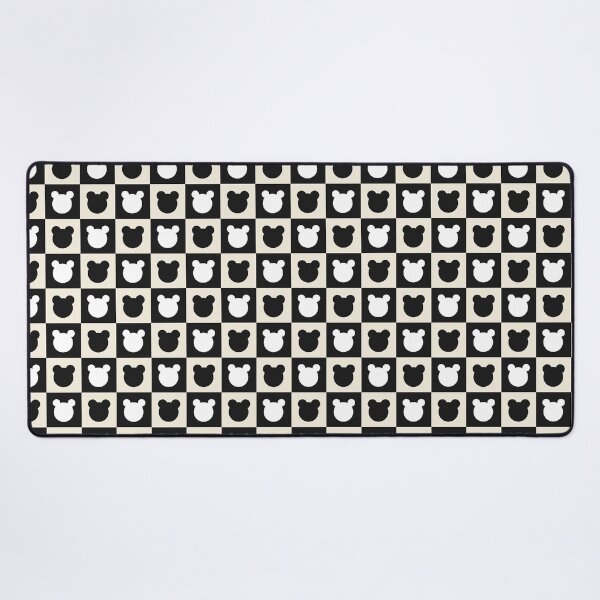 Item preview, : Black and White Bear Checkerboard designed and sold by applecs.