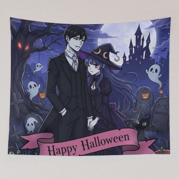 Item preview, Anime Happy Halloween Design - 1 designed and sold by StellaArtz.