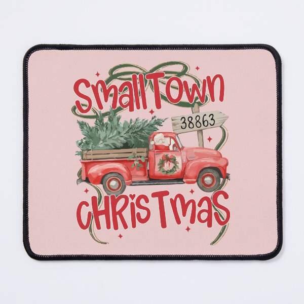 Item preview, Custom Zipcode Small Town Christmas Coquette | Retro Red Truck Vintage Holiday Aesthetic Design designed and sold by kiralynstration.