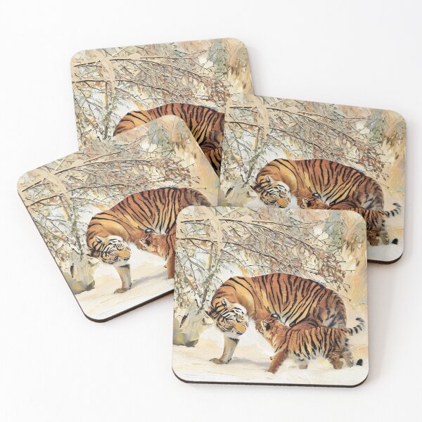 Item preview, Tigers Mom and Baby designed and sold by tomorrowsart.