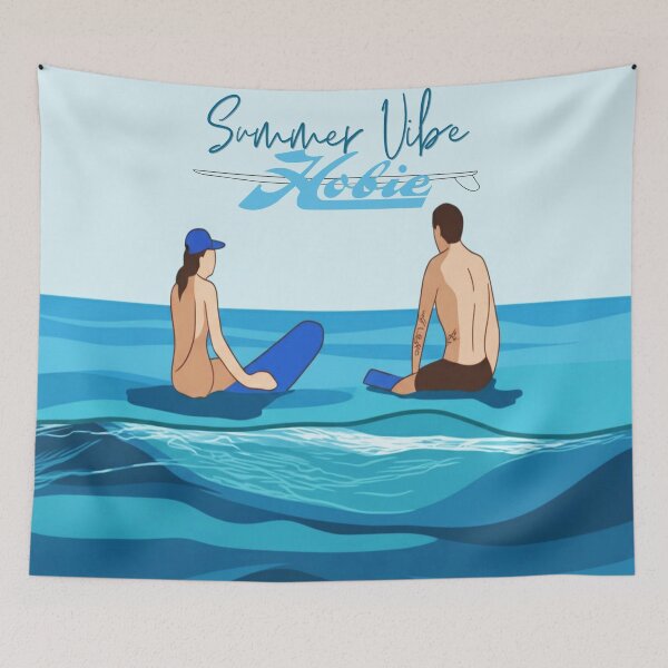 Item preview, Hobie Summer Vibe | Surf Lifestyle Retro California Art designed and sold by bENBOUA.