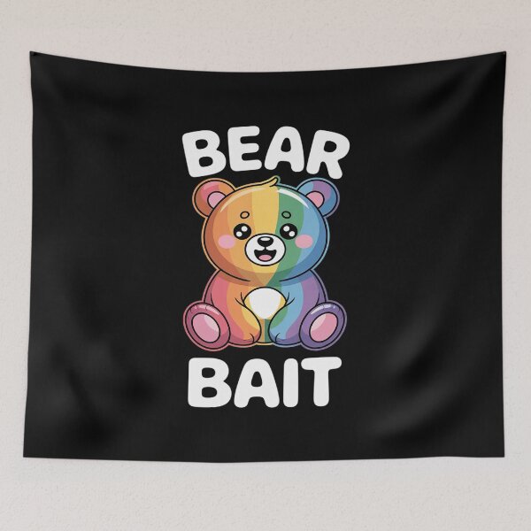 Item preview, Bear Bait, Cute Gay LGBTQ Pride Club  designed and sold by HuValverdeArt.