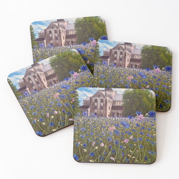 Item preview, Romsey Abbey Flowers (blue) designed and sold by richardpaul.
