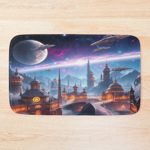 Item preview, Cosmic Citydreams – Between star flight and architectural poetry, a futurescape full of light and intuition designed and sold by FotoworldEdel.