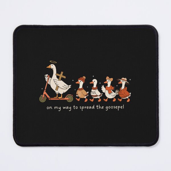 Item preview, Funny Christian Goose | On My Way to Spread the Goosepel Retro Fall Faith Design designed and sold by kiralynstration.