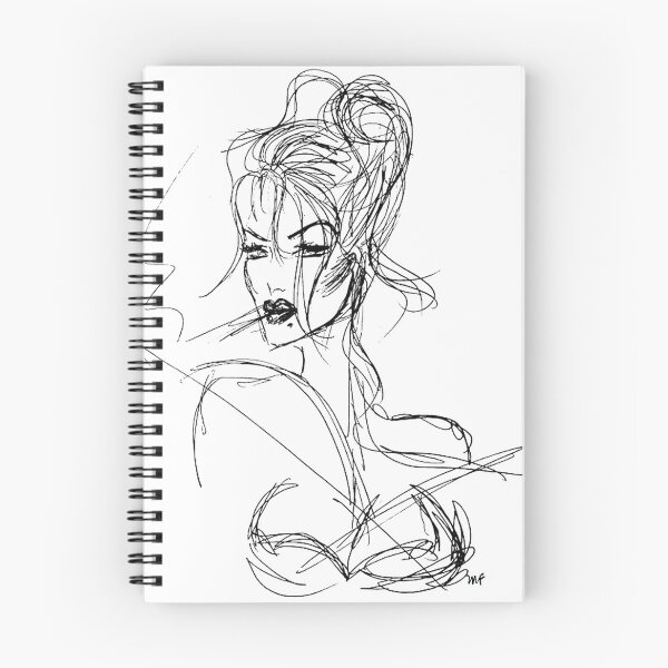 Item preview, Mylène Farmer - California Original Sketch by Mylène designed and sold by INOBOEDIENTIA.