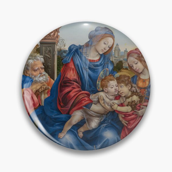 Item preview, The Holy Family with Saint John the Baptist and Saint Margaret designed and sold by ElNiro.