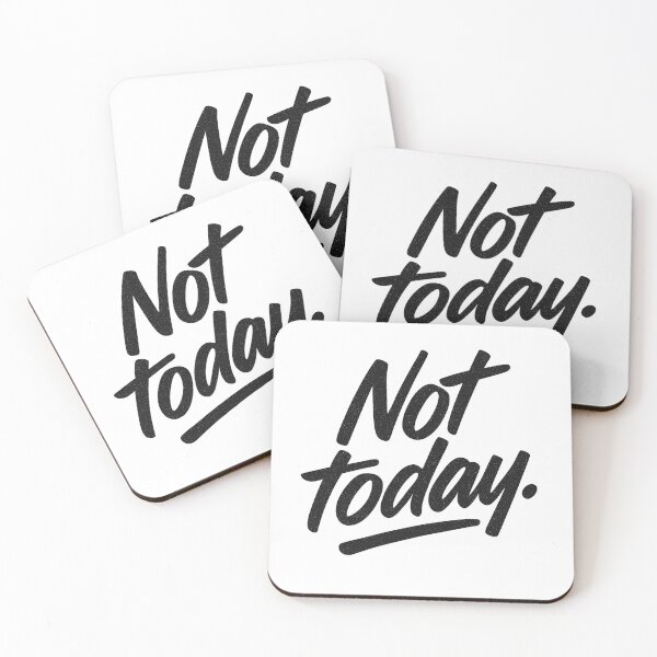 Item preview, Not today. mood t-shirt designed and sold by kAdam5.