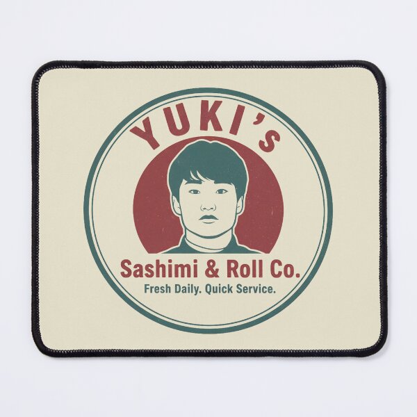 Item preview, Yuki's' Sashimi & Roll Co. Vintage F1 Chef Logo designed and sold by Studio F1Grid.
