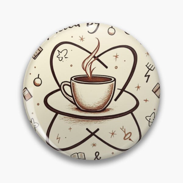 Item preview, “Fueled by Coffee & Curiosity” – Funny Science & Coffee Lovers Design | Smart Casual T-Shirt, Hoodie, Mug & Gift Collection** designed and sold by CallisC-Arts.