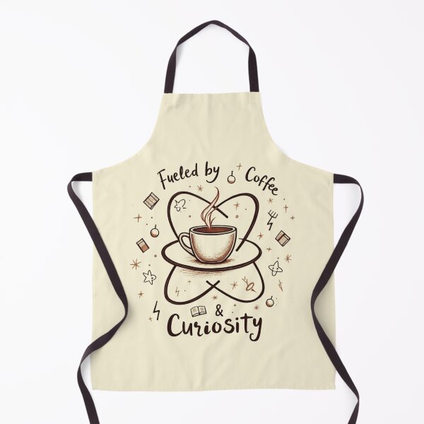 Item preview, “Fueled by Coffee & Curiosity” – Funny Science & Coffee Lovers Design | Smart Casual T-Shirt, Hoodie, Mug & Gift Collection** designed and sold by CallisC-Arts.