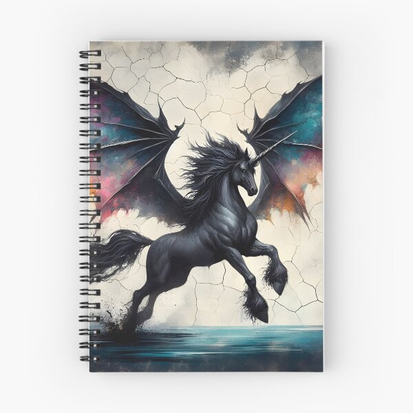 Item preview, Black Alicorn, Ai Generated Art  designed and sold by ACC .