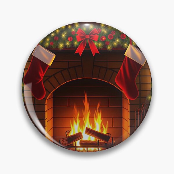 Item preview, Merry Christmas, gifts on the chimney designed and sold by Planet Utoppia.