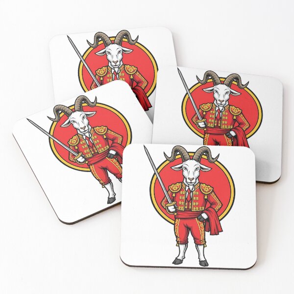 Item preview, Goat Matador Ram Bullfighter Mascot Art designed and sold by k3rstman1.