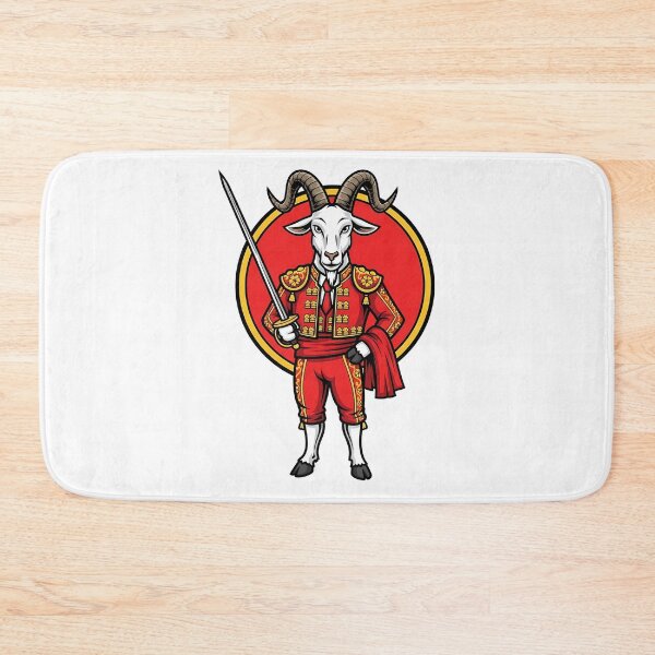 Item preview, Goat Matador Ram Bullfighter Mascot Art designed and sold by k3rstman1.