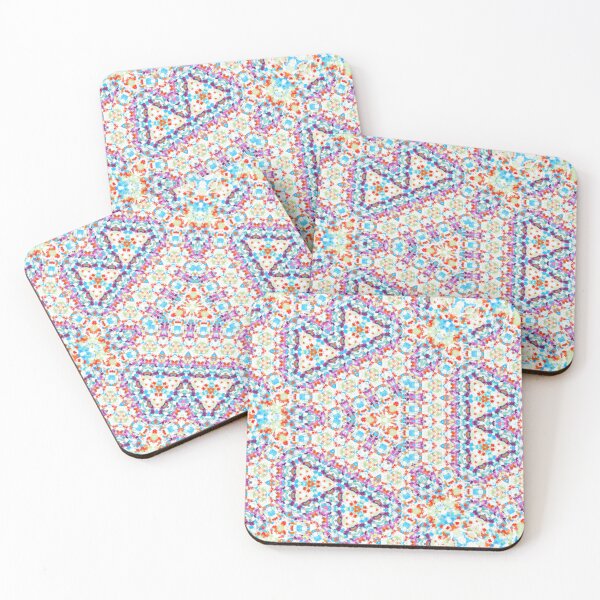 Item preview, Colourful Brush Stokes II Kaleidoscopic Patterns II Colourful Triangular Muse designed and sold by MasalaStrokes.