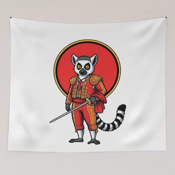 Item preview, Lemur Matador Bullfighter Sword Art designed and sold by k3rstman1.