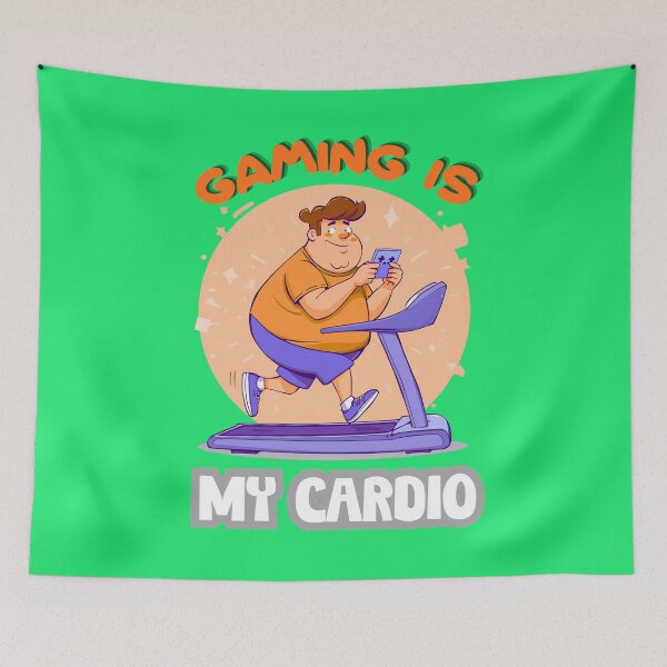 Item preview, Gaming is my Cardio designed and sold by RonPaulHappyGamer.