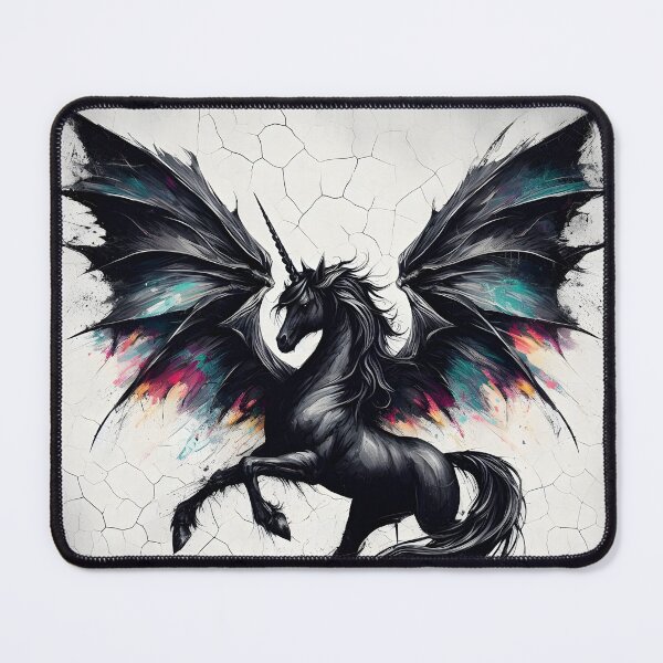 Item preview, Black Alicorn, Ai Generated Art designed and sold by ACC .