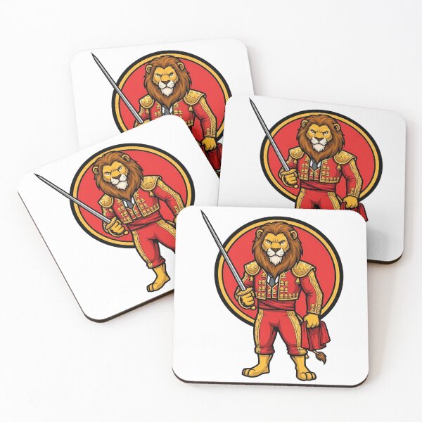 Item preview, Lion Matador Spanish Bullfighter Mascot designed and sold by k3rstman1.