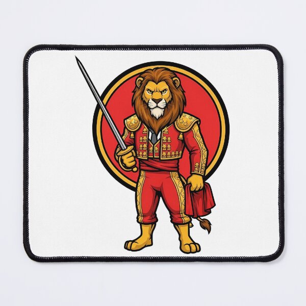 Item preview, Lion Matador Spanish Bullfighter Mascot designed and sold by k3rstman1.