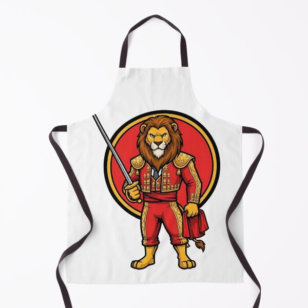 Item preview, Lion Matador Spanish Bullfighter Mascot designed and sold by k3rstman1.