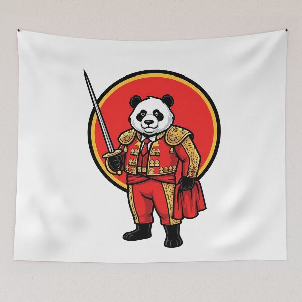 Item preview, Panda Matador Bear Bullfighter Spain designed and sold by k3rstman1.
